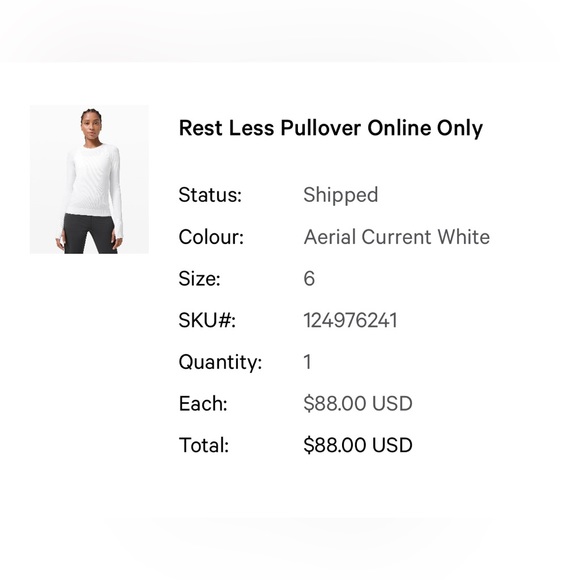 Rest Less Pullover in White Size 6 - Picture 5 of 8